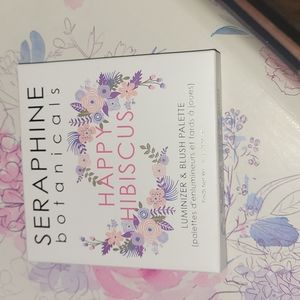 Seraphine botanicals luminizer & blush  palette Happy Hibiscus